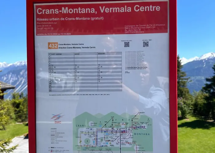 Capobnb Bergblick Nahe See, Wandern, Wallis Apartamento Crans-Montana